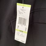 Anne Klein NWT 🖤  Dressy Black Blazer/Jacket, Floral Print Lining, Zip Closure Photo 11