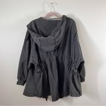 Free People cmon hooded cardigan jacket in black Photo 3