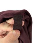 VINTAGE Y2K OmGirl Women’s Wide Leg Velour Pants in Burgundy Size S Red Photo 7