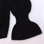 Melrose and Market Black Ribbed Knit Cardi… Photo 6