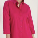 Foxcroft Classic Fuchsia Button Down Shirt Photo 0