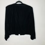 Vintage Black Velvet Blazer Formal Medium Large Goth Whimsygoth Photo 5