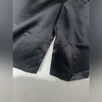 8PM Women’s Black Satin Pleated High Waist‎ Wide Leg Long Shorts NWT Size XS Photo 6