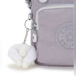 Kipling  | Gunne Tender Grey | Mini Backpack W/ Fuzzy Charm | NWT Photo 5