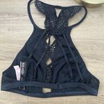 Victoria's Secret  Black Lace High Neck Bralette Photo 4