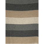 Soma Women’s Live Lounge Wear Luxuriously Soft Striped Tunic Gray Tan Medium Photo 1