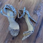 Lulus  Baby Cheetah Single Ankle Strap Heels Size 7 Shoes Photo 10