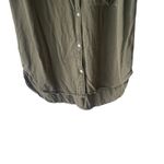 Aerie Women's Size XS Sage Green Sleeveless Viscose Soft Button Up Blouse Photo 4