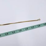 Vintage 80s 90s Zig Zag Squiggle Necklace Gold Tone Red Enamel Retro Wavy Artsy Photo 6