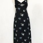 Honey Punch Ruffle Shoulder Cross Strap Floral Dress Photo 2