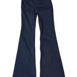 Good American Jeans Pull On Flare Black Size Small Mid Rise Comfort Flattering Photo 4