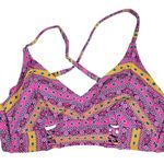 Jessica Simpson Jessica Simpson Shine Bright Cropped Cami Swim Bikini Top S NWT Photo 0