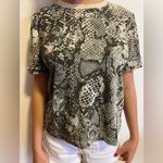 ZARA  Women ‘s Snake Print Shirt Photo 1