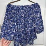 Matilda Jane  Good Hart Canyon Floral Off Shoulder Shirt Blouse Size Medium Photo 3