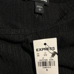 EXPRESS 3/$15  black tank with ruffle at bottom Photo 4