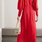 Farm Rio NET SUSTAIN cutout LENZING ECOVERO sateen maxi dress Photo 2