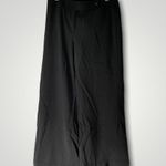 Giorgio Armani Vintage Black Wide Straight Leg 100% Pure New Wool Trouser Pants Photo 0