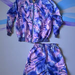 PRINCE Vintage Women's Purple Windbreaker Shorts Set Size Small Photo 1