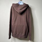 Naked Wardrobe  Full Zip The Zipped Up Hoodie Jacket Chocolate Brown Large NEW Photo 3