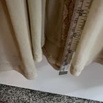 Vtg Cachet Y2K Pearl Beaded Formal Maxi Dress Size 8 Ivory Prom High Mermaid Pink Photo 10