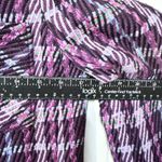 Kate Spade  Coat Women Size 2 Plaid Button Down Tweed Overcoat Plum Long Sleeve Photo 2