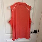 All In Motion Sleeveless Golf Polo Athletic Top Tulip Blush Trim XL NWT Photo 5