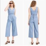 J.Crew  Chambray Tie Jumpsuit- Size 2 Photo 1