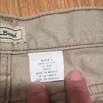 L.L. Bean Women's Beige Jean Shorts like new size 20 Tan Photo 2