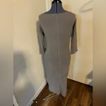 James Perse Standard  Spruce Gray Side Panel Jersey Dress Size 3 Photo 4