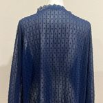 Grace Karin  blue long sleeve blouse Photo 5