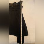 Black Halo Dress Womens 0 Black Feather Trim One Shoulder Helena
Draped Mini Photo 8