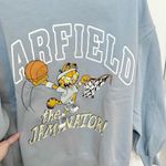 H&M DIVIDED x Garfield “The Jaminator” Graphic Sweatshirt in Blue XL Photo 2