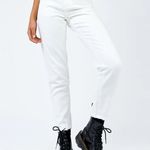 Princess Polly NWT Zaiden Straight Leg Jeans White Denim Photo 0