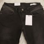 ANINE BING ππ CROPPED JEAN WITH ZIPPERS CHARCOAL Photo 10