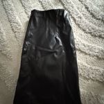 ASOS  Black Faux Leather Skirt Photo 1