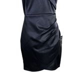 Lulus Women's Dress Sz M New Little Black Mini One Shoulder Night‎ Out Cocktail Size M Photo 4