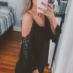 Knox Rose Black Cold-Shoulder Top Photo 0