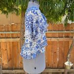 MISA Los Angeles Misa Blue Tiered Blouse size M Photo 2