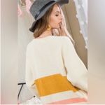 By Together Colorblock Boho Med/Lg Striped Dolman Sleeve Cardigan Photo 3