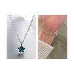 Blue Star/Shooting Star Necklaces Silver Photo 1