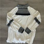 Free People  Mock neck Waffle knit tunic top Photo 2