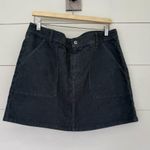 American Eagle  Women’s 18 High Rise Mini Corduroy Skirt Blue Photo 0