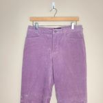 Vintage Jou Jou Skins Y2K/90s‎ Suede Leather Straight Leg Pants Size 11/12 Purple Photo 1