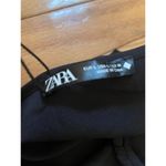 ZARA NWT  LACE MIDI SLIP DRESS black size large Photo 2