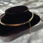 NEW 18K Gold Plated (5mm) Herringbone Flat Chain Necklace Photo 4