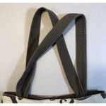 Life is Good  Brown Tan Paisley Lined Canvas Purse Tote Hand Shoulder Bag Photo 2