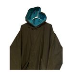 American Vintage Vintage Japanalia by Eiko Sakai reversible hood coat green blue size M oversized Photo 14