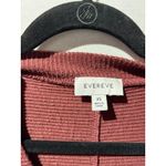 Evereve  Ribbed V Neck Dolman Sleeve Pullover Sweater Burgundy XS Photo 5