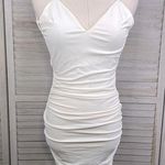 Tiger Mist  Kalli Bodycon Mini Dress Strappy Cutout Back White-Small Photo 0