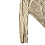 Michael Kors Women's  Tan Khaki Half Zip-Up Shirt, Size Medium, Button Sleeves Photo 3